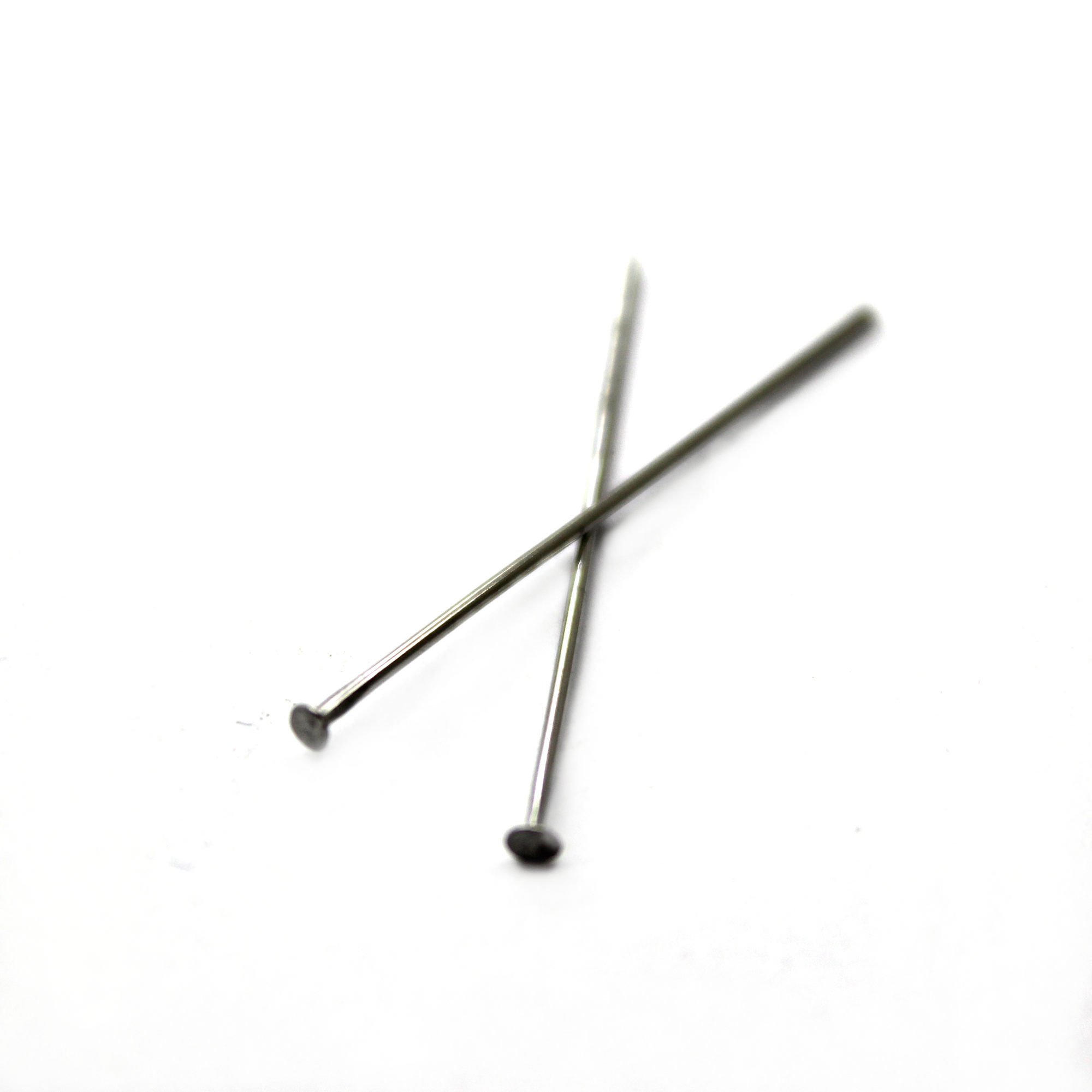 Flat Head Pins, Silver, Stainless Steel, 1.2inches, 21 Gauge, Sold Per Pkg ~140pcs
