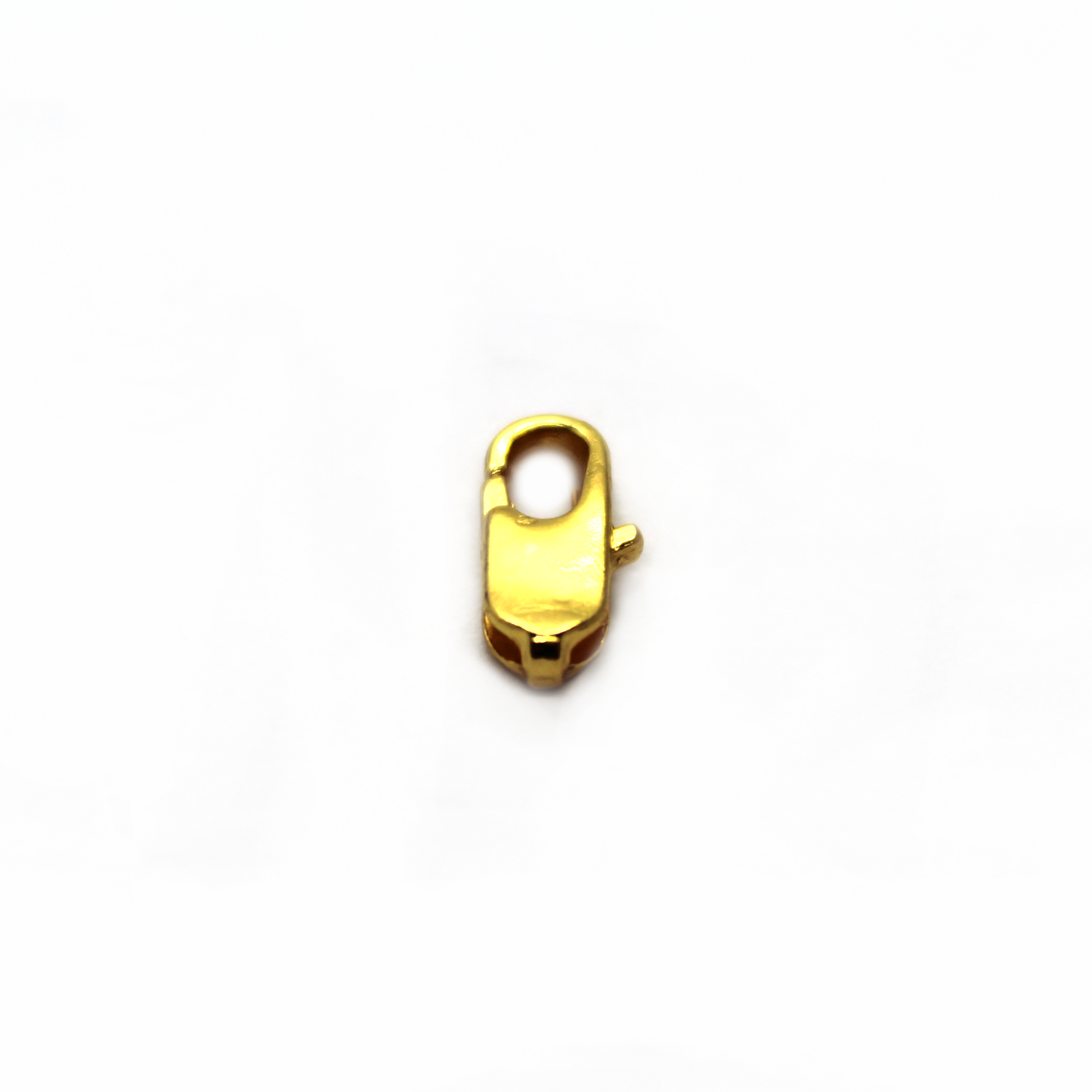 Clasp, Lobster Clasps, Alloy, Gold, 11.5mm x 5.5mm, Sold Per pkg of 12