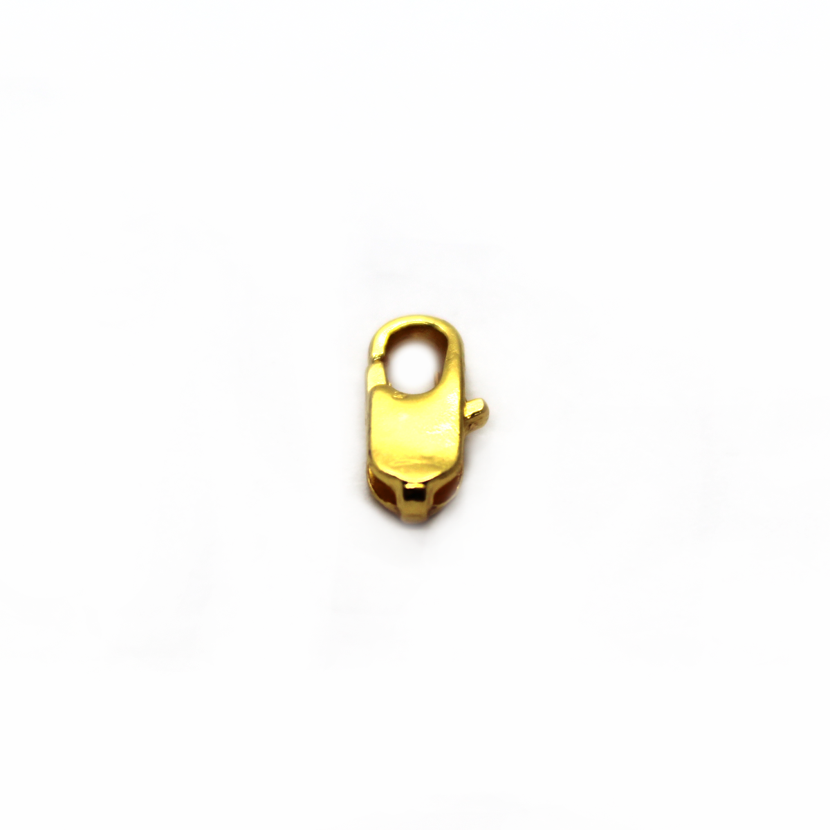 Clasp, Lobster Clasps, Alloy, Gold, 11.5mm x 5.5mm, Sold Per pkg of 12