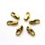 Clasp, Lobster Clasps, Alloy, Gold, 11.5mm x 5.5mm, Sold Per pkg of 12