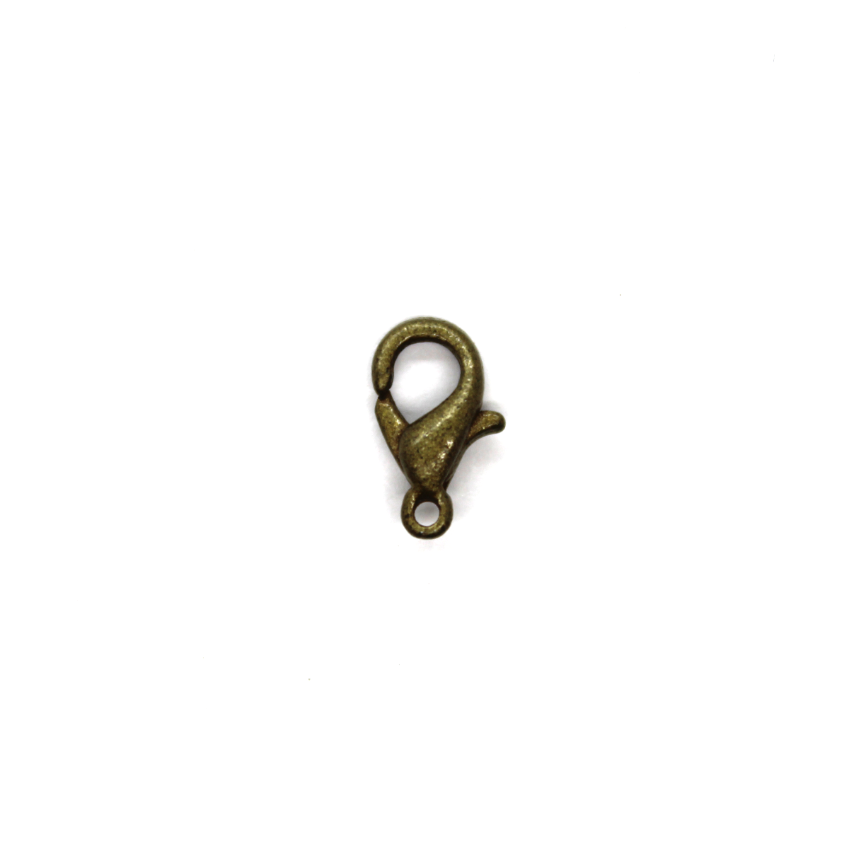 Clasp, Lobster Clasps, Alloy, Brass, 10mm x 6mm, Sold Per pkg of 16