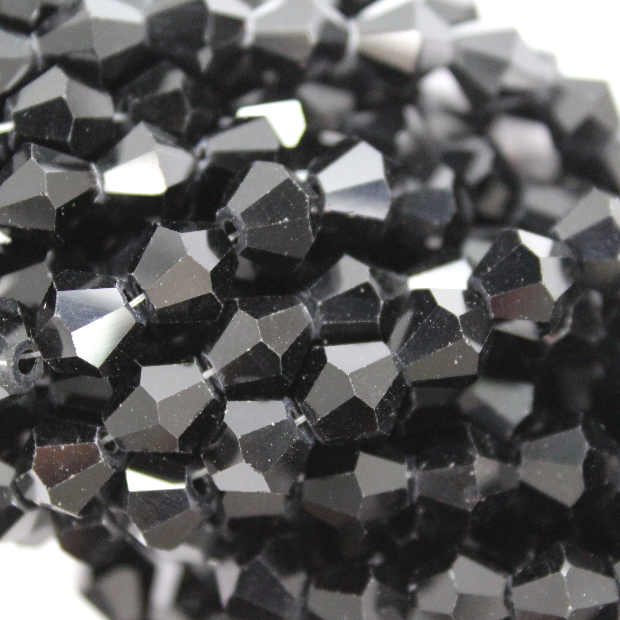 Glass Crystal Beads, Bicone, 8mm x 6mm, Approx 40+ pcs per strand, Available in Multiple Colours