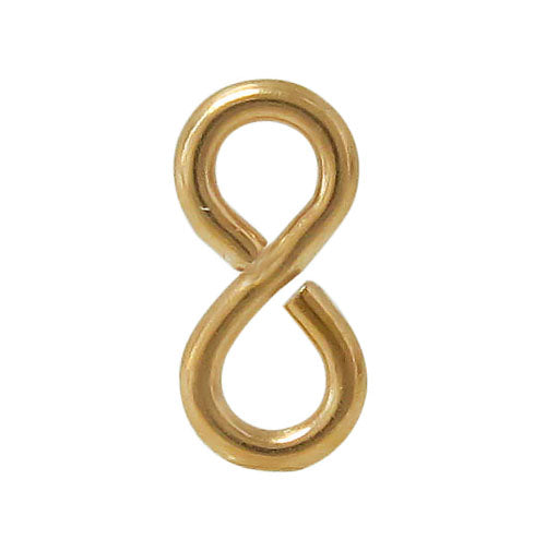 Clasp, S Hook, Gold Filled, 9.0mm L x 4.25mm W, 1 pc