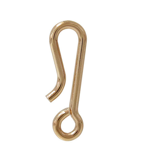 Hook, 14K Gold Filled, 9mm L x 4mm W, 1pc
