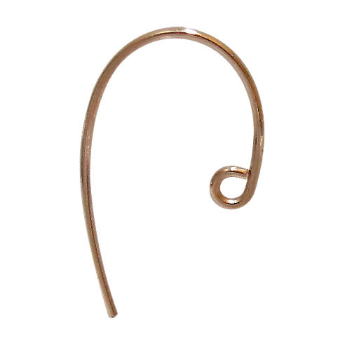 Earring, 14K Gold Filled, Bass Clef Ear Wire, 20mm X 12mm, 1 pair