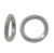 Closed Rings, Sterling Silver, 1X7mm, Sold Per pkg of 4