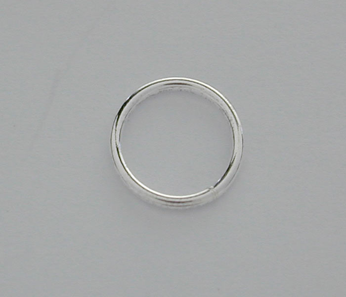 Closed Rings, Sterling Silver, 7mm x 0.7mm, Sold Per pkg of 2