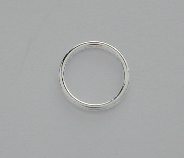 Closed Rings, Sterling Silver, 7mm x 0.7mm , Sold Per pkg of 2