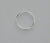 Closed Rings, Sterling Silver, 7mm x 0.7mm , Sold Per pkg of 2