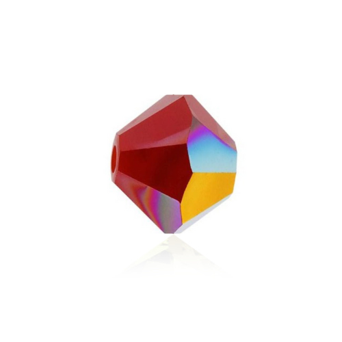 Swarovski Crystal Beads, Xilion Bicone AB (5328), 4mm, 25 pcs per bag, Available in 28 Colours