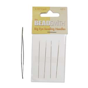 Big Eye Beading Needle - 2.125 Inch 4-in-pack