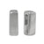Bead, Alphabet Beads, Rhodium Plated on Sterling Silver, 8mm L x 6mm W x 3mm T