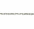 Chain, Rectangular Link Chain, 2.2mm x 1.2mm x 0.4mm, Sterling Silver - Sold per Inch