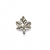 Charms, Maple Leaf, Silver Alloy, 16mm x 13mm, Sold Per pkg of 10