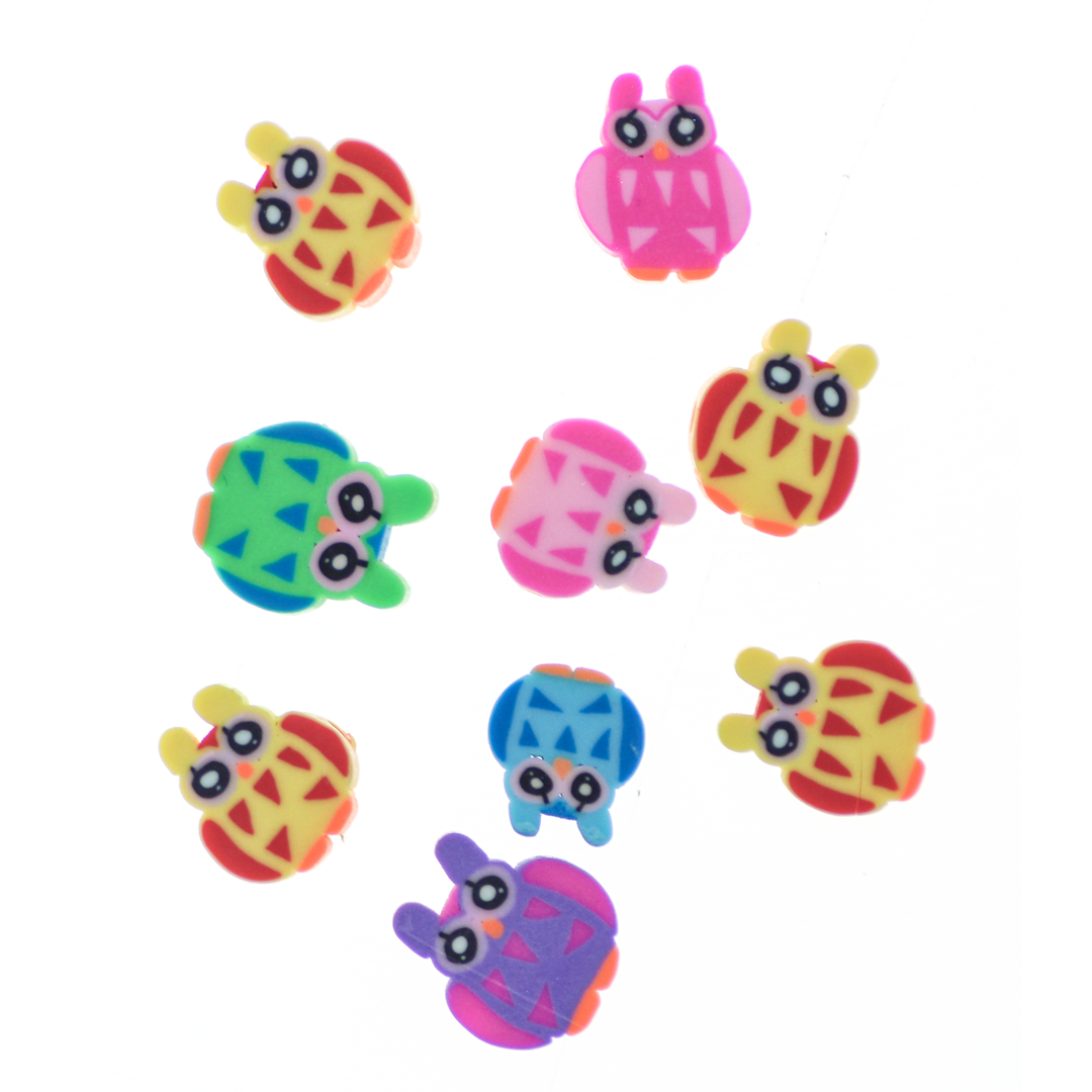 Polymer Clay Beads, Approx 8-10mm, Available in Multiple Styles