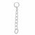 Plain Chain Extender, Sterling Silver, 1 inch - 1pc