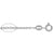 Chain, Smooth Oval Link, Sterling Silver, 22inch - 1pc