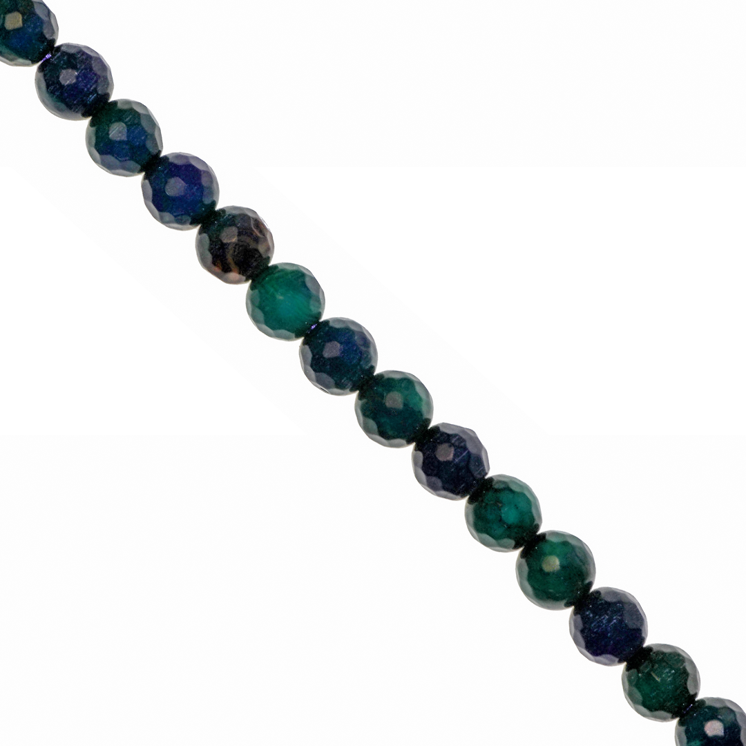 Agate Faceted, Fire Agate, 6mm, Semi-Precious Stone, Approx 62 pcs per strand, Available in Multiple Colours