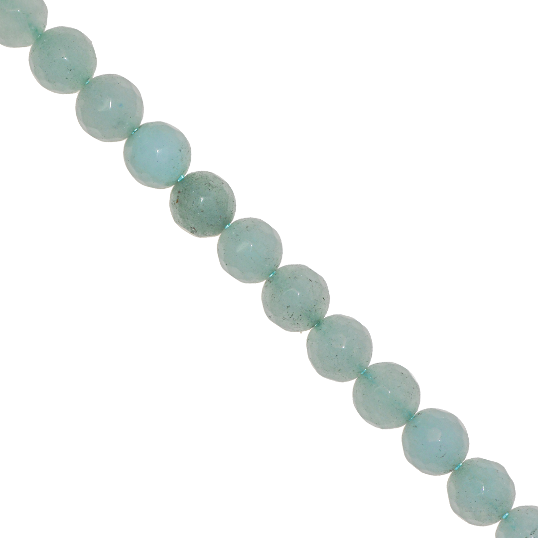 Agate Faceted, Fire Agate, Semi-Precious Stone, 8mm, Approx 46 pcs per strand, Available in Multiple Colours