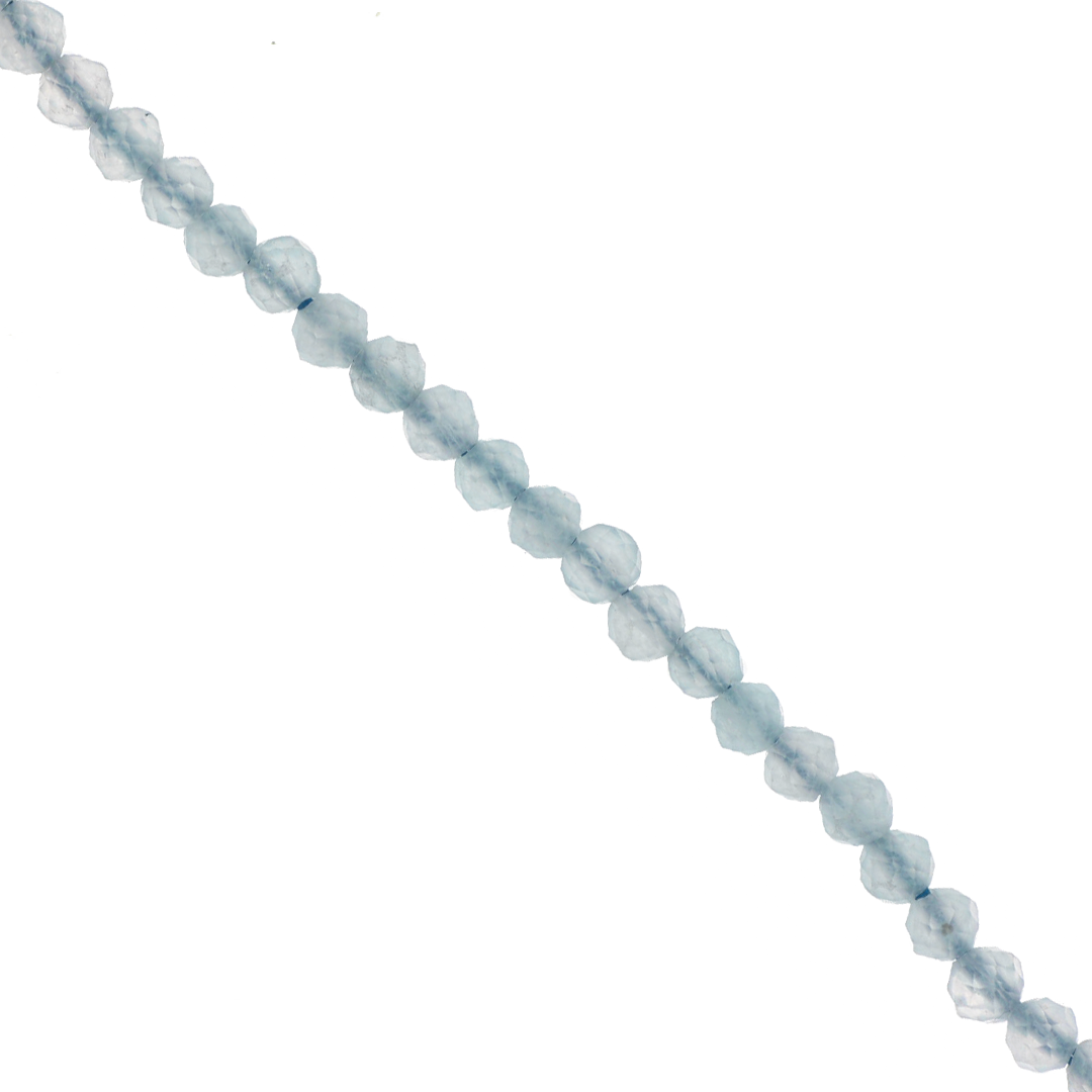 Faceted Aquamarine, Semi-Precious Stone, Available in Multiple Sizes