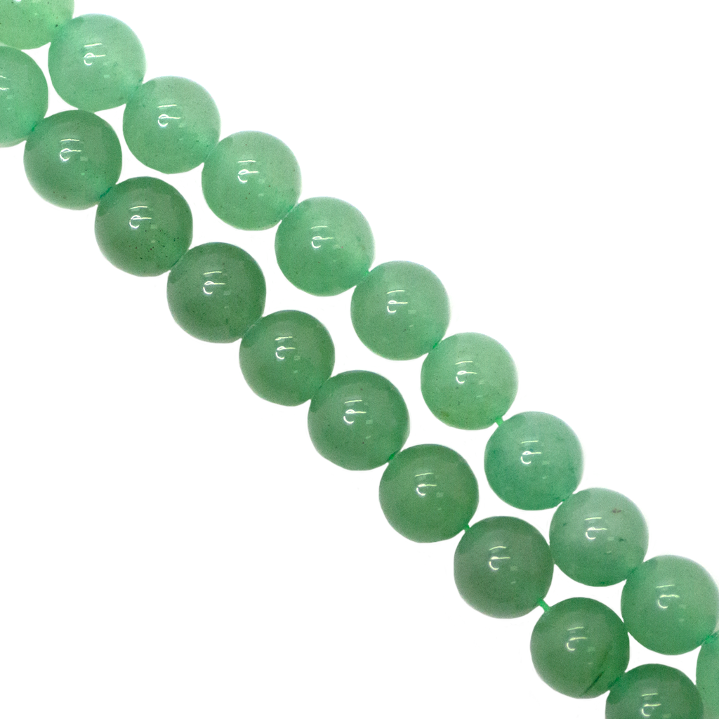 Aventurine, Semi-Precious Stone, 4mm, 94pcs per strand - Butterfly Beads