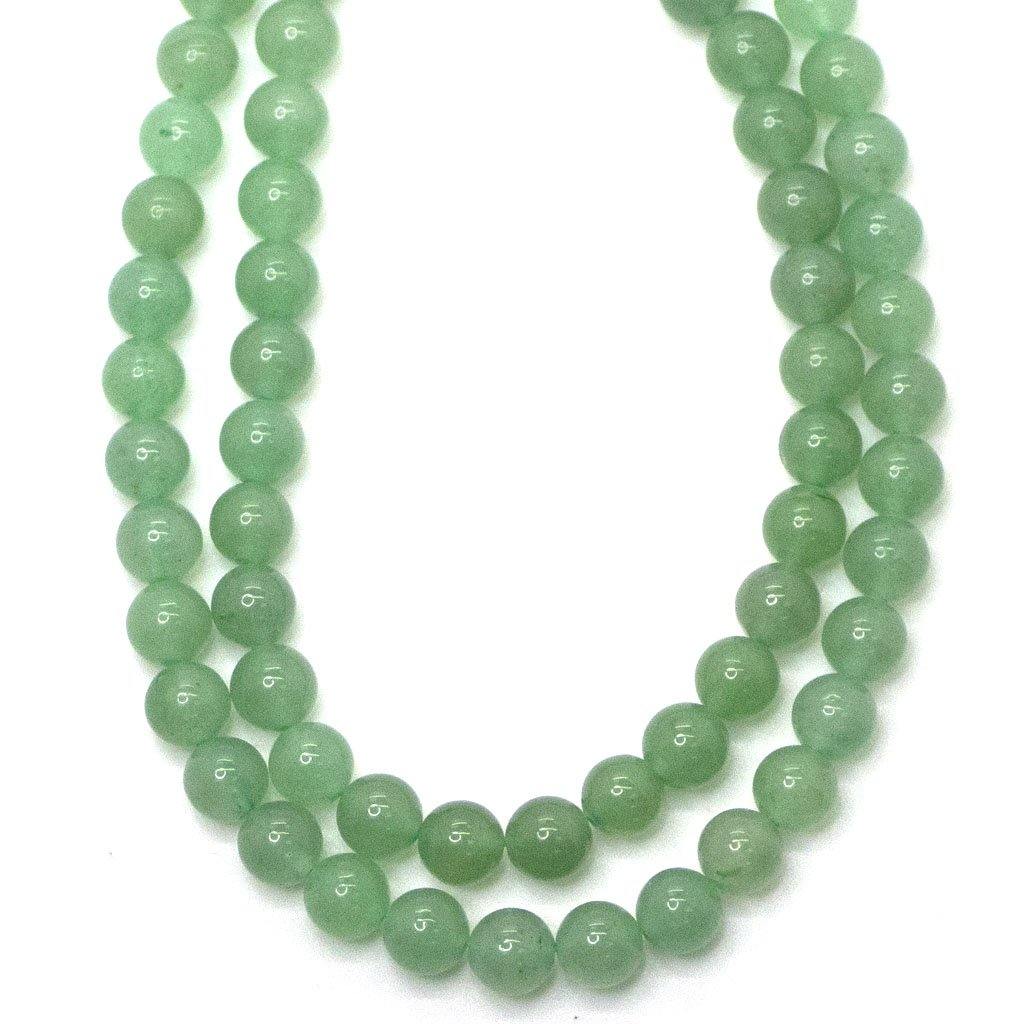 Aventurine, Semi-Precious Stone, 4mm, 94pcs per strand - Butterfly Beads