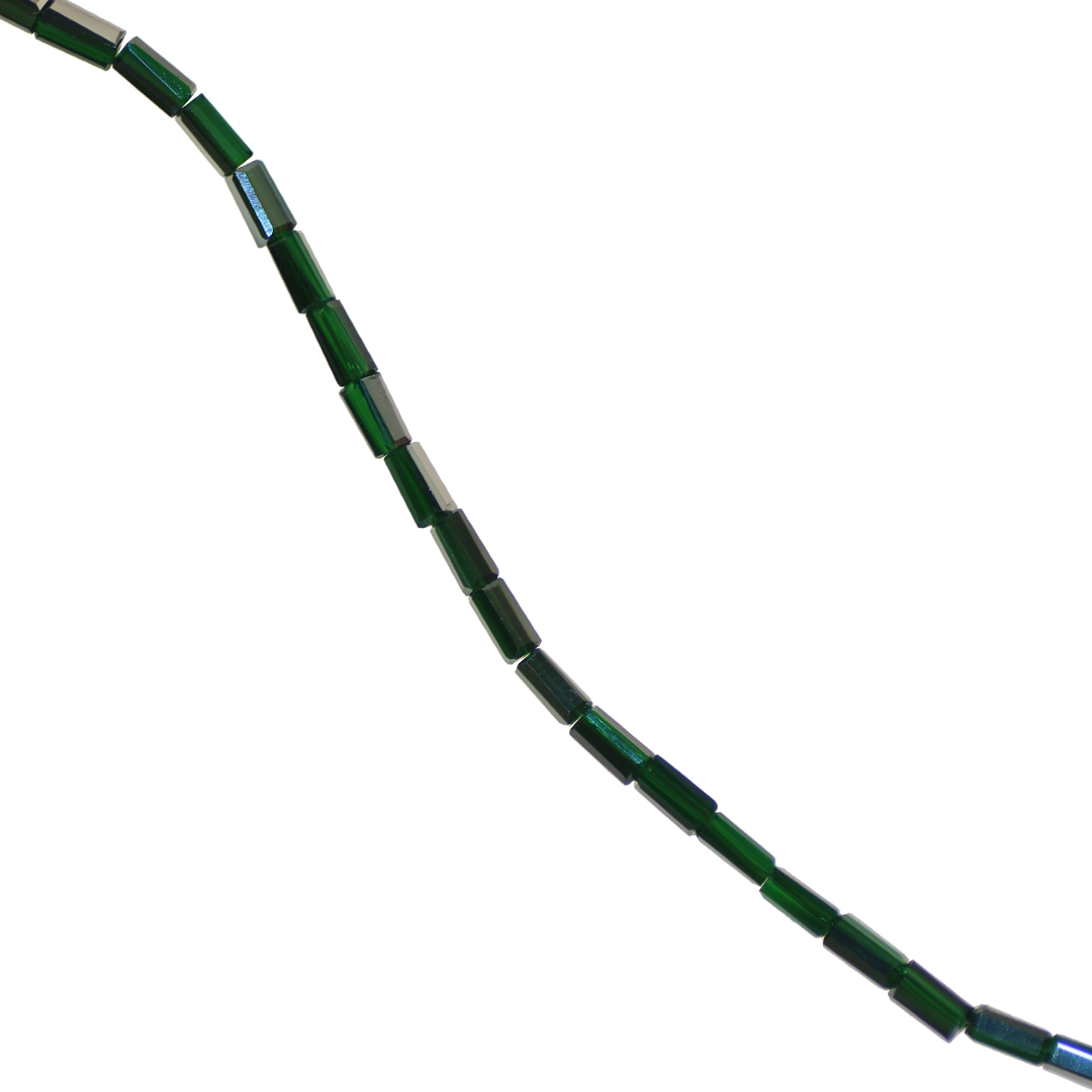 Glass Beads, Bugle, 5mm, Approx 95 pcs per strand, Available in Multiple Colours and Sizes