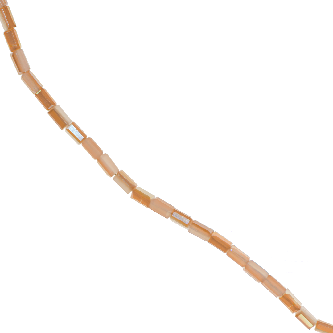Glass Beads, Bugle, 5mm, Approx 95 pcs per strand, Available in Multiple Colours and Sizes