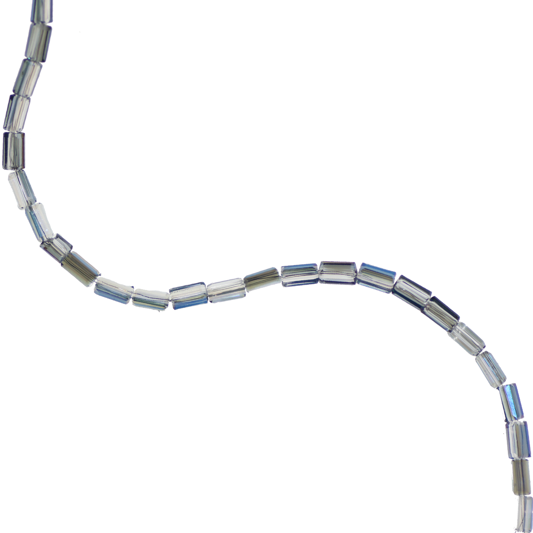 Glass Beads, Bugle, 5mm, Approx 95 pcs per strand, Available in Multiple Colours and Sizes