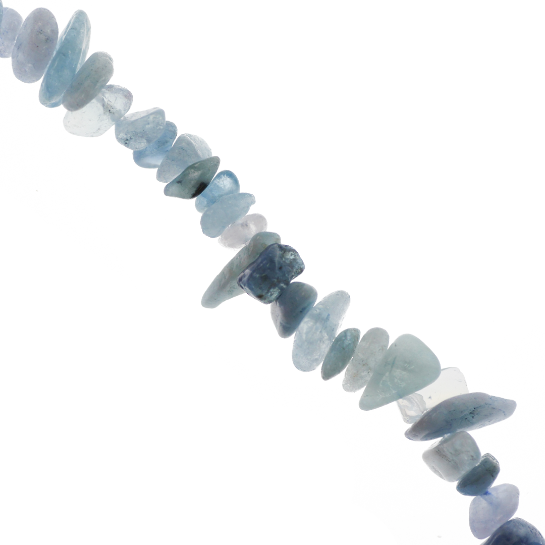 Chipped Aquamarine, Semi-Precious Stone, Approx. 200 pcs per strand