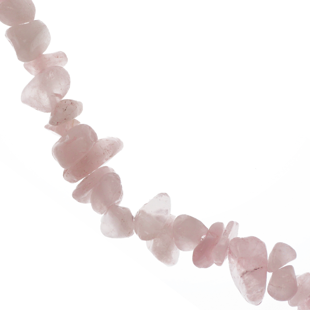 Chipped Rose Quartz, Semi-Precious Stone, Approx 220 pcs per strand
