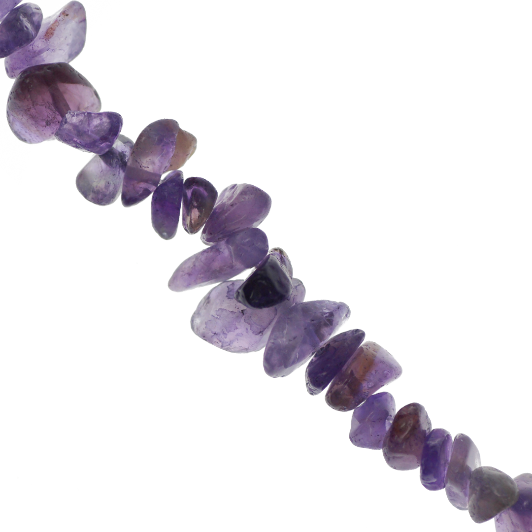 Chipped Amethyst, Large, Semi-Precious Stone, Approx 150 pcs per strand