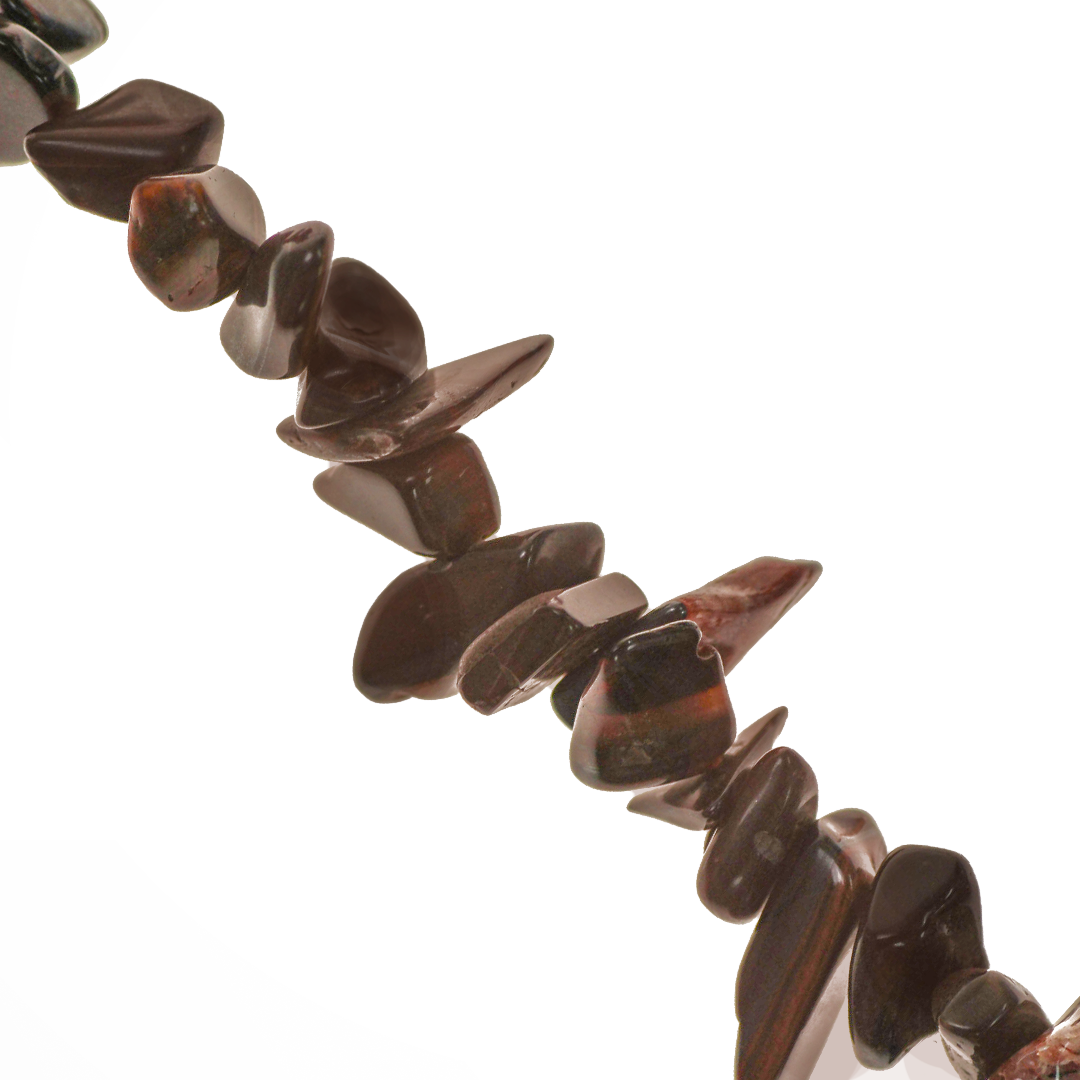 Chipped Red Tiger Eye, Semi-Precious Stone, Approx 150 pcs per strand