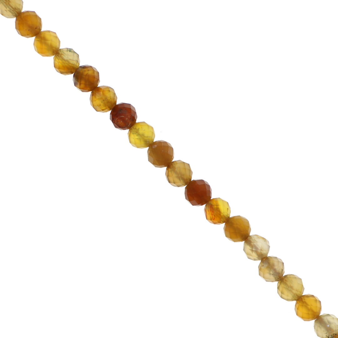 Faceted Stones, 6mm, Semi-Precious Stone, Approx 62 pcs per strand, Available in Multiple Gemstones