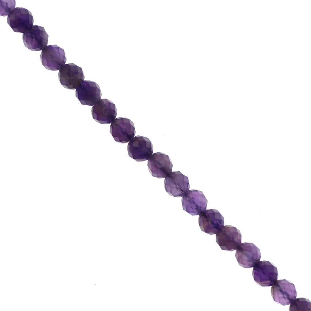 Faceted, Semi-Precious Stone, 5.5mm, Approx 70 pcs per strand, Available in Multiple Gemstones
