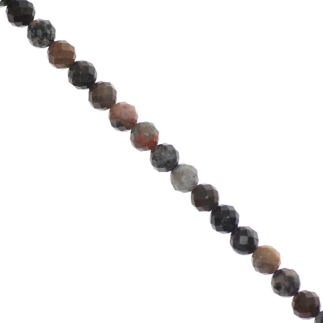 Faceted Stones, 6mm, Semi-Precious Stone, Approx 62 pcs per strand, Available in Multiple Gemstones