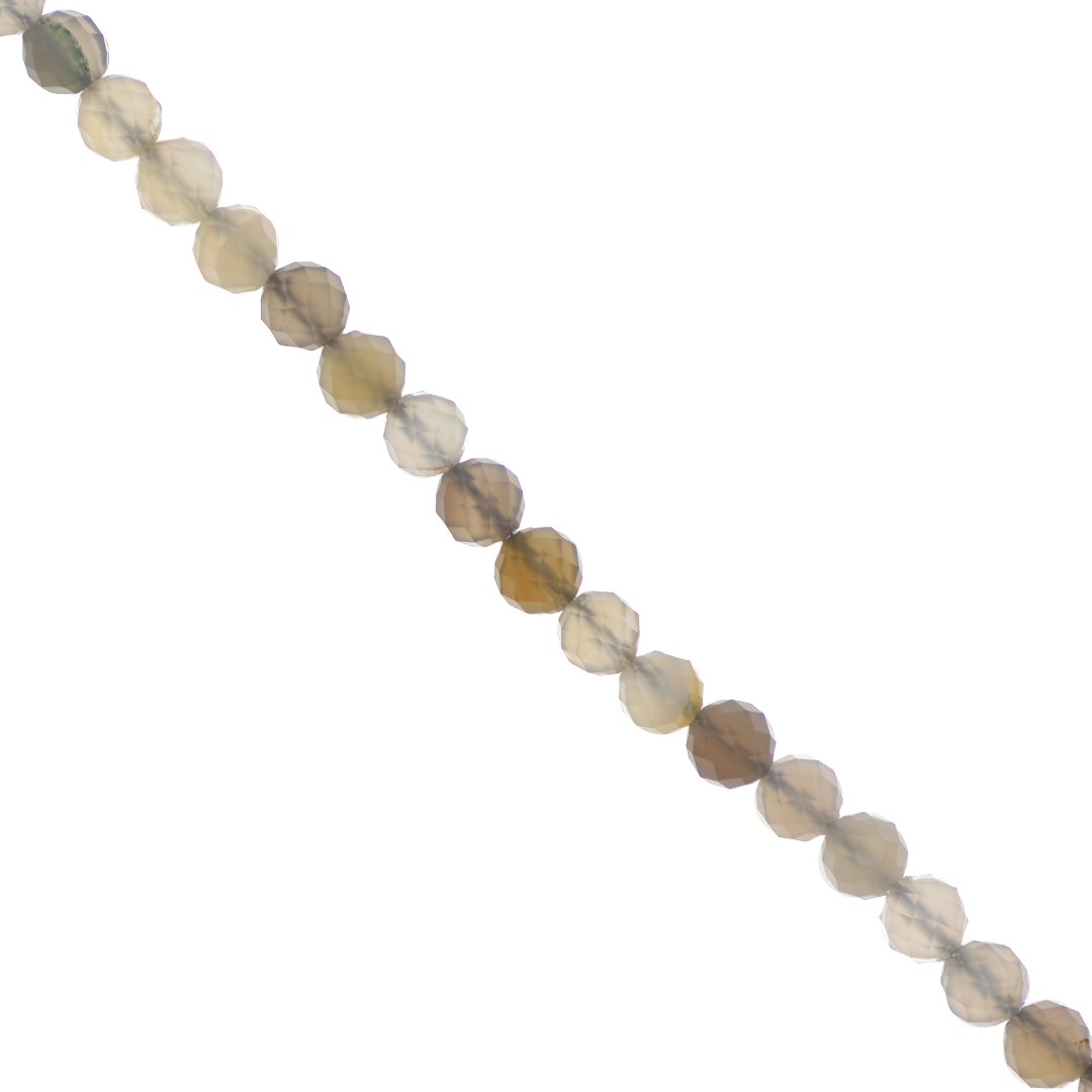Faceted Stones, 6mm, Semi-Precious Stone, Approx 62 pcs per strand, Available in Multiple Gemstones