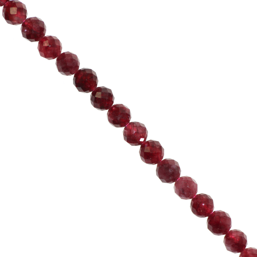 Faceted Stones, 6mm, Semi-Precious Stone, Approx 62 pcs per strand, Available in Multiple Gemstones