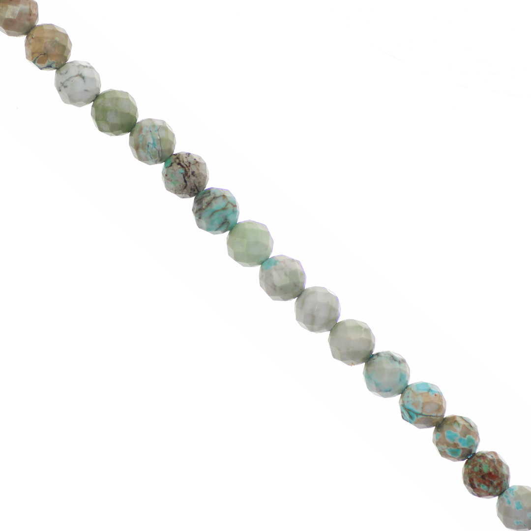 Faceted Stones, 6mm, Semi-Precious Stone, Approx 62 pcs per strand, Available in Multiple Gemstones