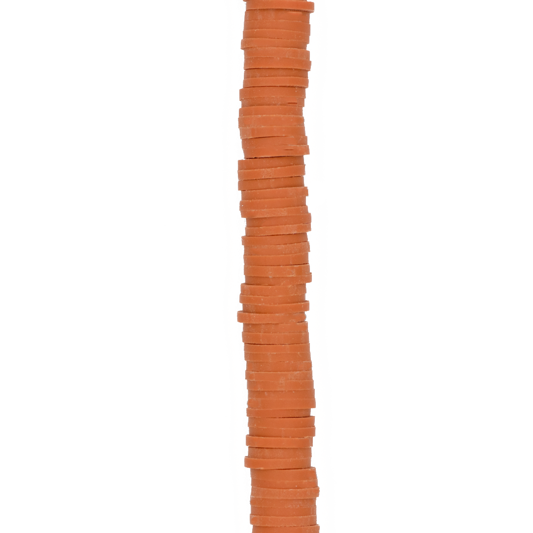 Heishi Beads, Flat Disk Polymer Clay Beads, 8mm, Available in Multiple Colours