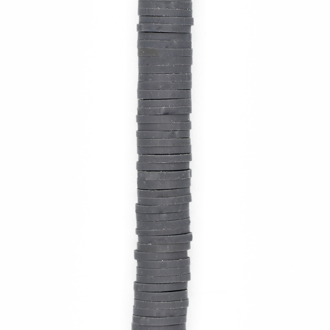 Heishi Beads, Flat Disk Polymer Clay Beads, 8mm, Available in Multiple Colours