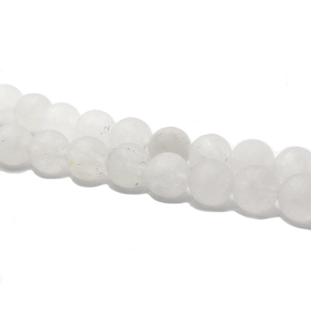 Matte White Jade (A), Semi-Precious Stone, Available in Multiple Sizes
