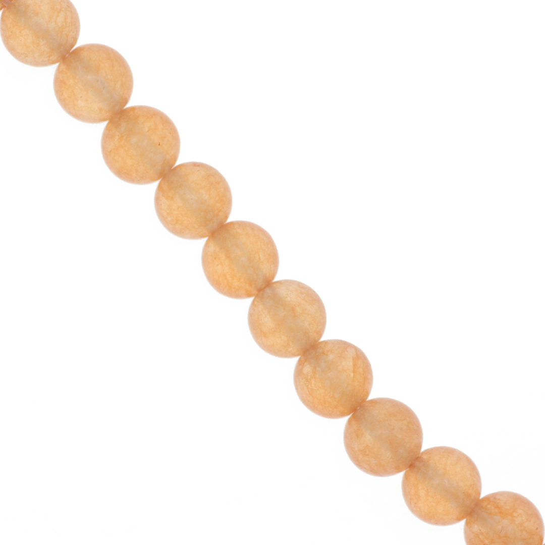Orange Jade, Dyed, Semi-Precious Stone, Available in Multiple Sizes