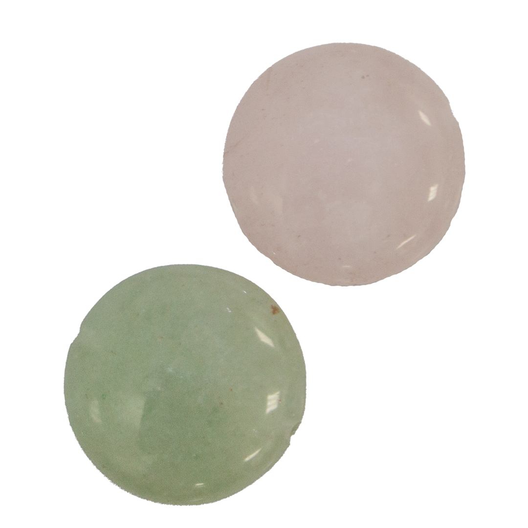 Round Stone, Semi-Precious Stone, 20mm x 20mm, Sold Per pkg of 2, Available in Multiple Gemstones