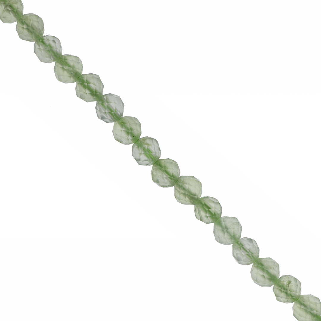 Faceted Prehnite, Semi-Precious Stone, Available in Multiple Sizes