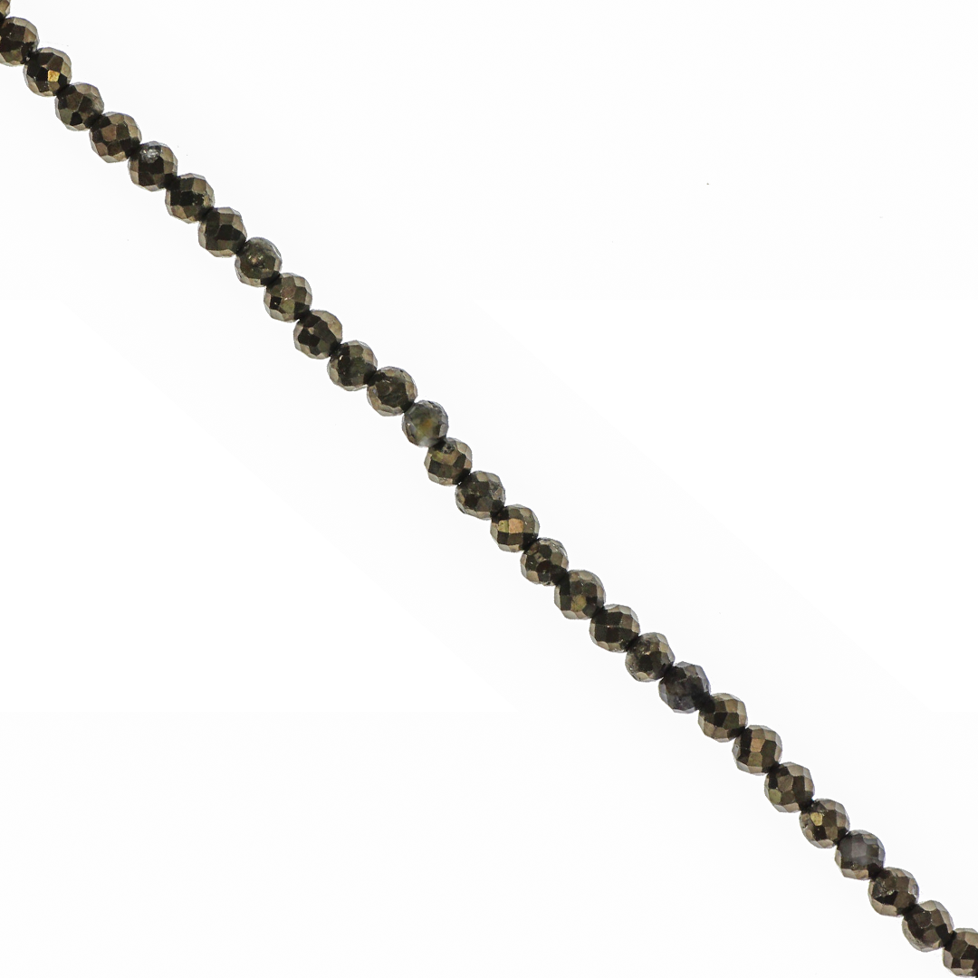 Faceted Golden Pyrite, Semi-Precious Stone, Available in Multiple Sizes