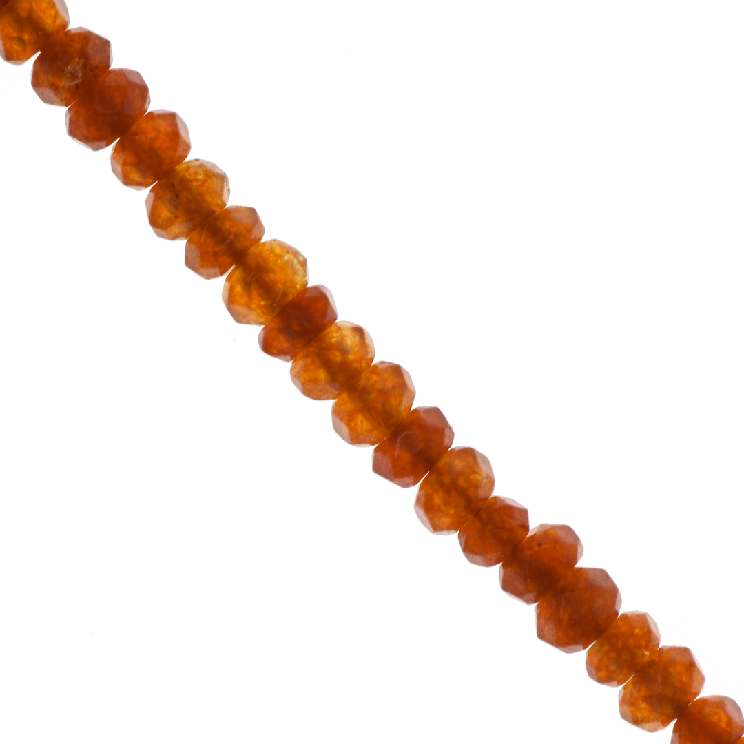 Dyed Agate, Rondelle Faceted, Semi-Precious Stone, 4mm x 3mm, 110 pcs per strand, Available in Multiple Colours