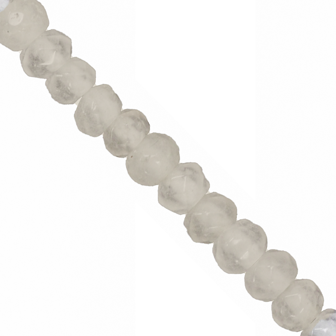 Dyed Agate, Rondelle Faceted, Semi-Precious Stone, 4mm x 3mm, 110 pcs per strand, Available in Multiple Colours