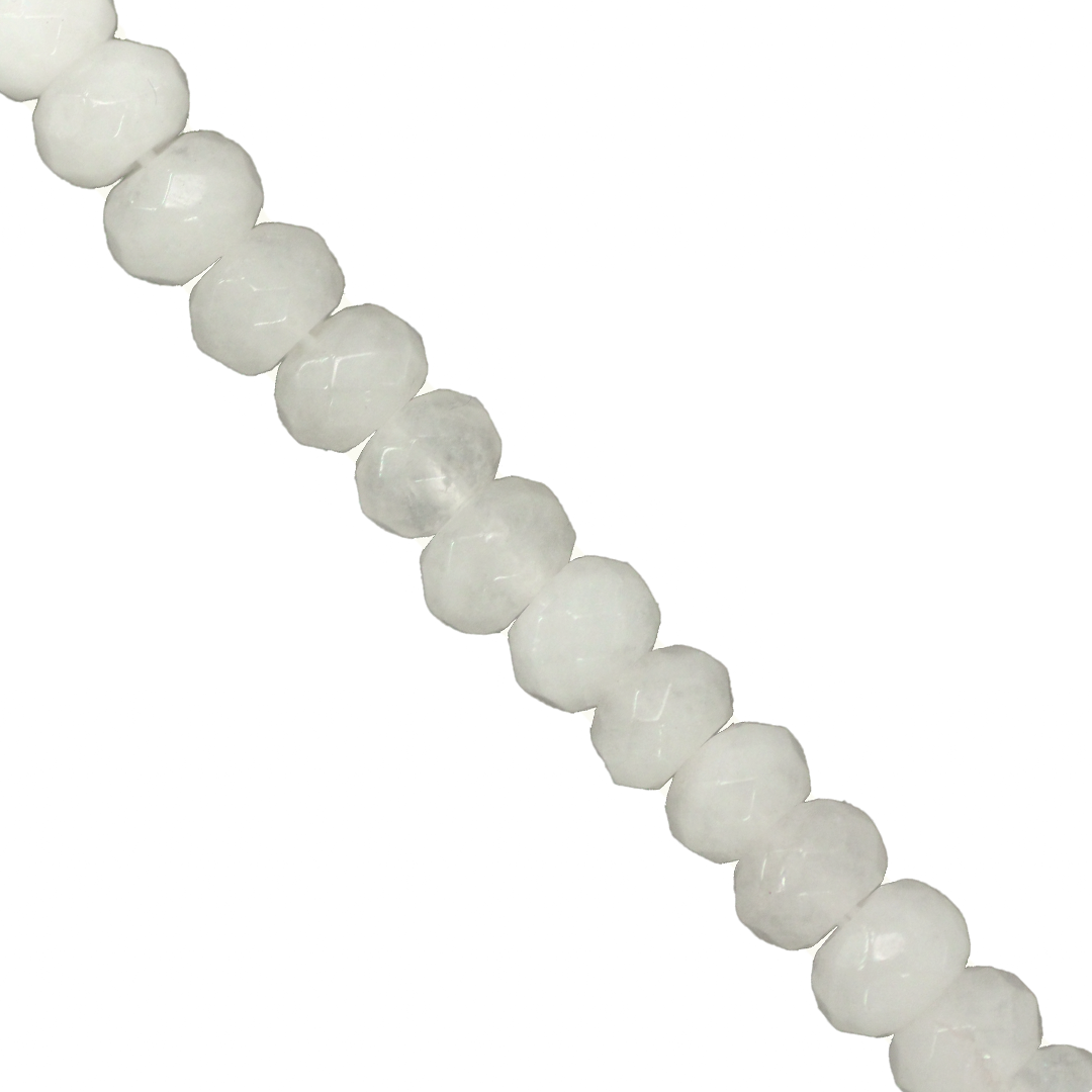 Dyed Agate, Rondelle, Faceted, Semi-Precious Stone, 6mm x 4mm, Approx 85pcs/strand, Available in Multiple Colours