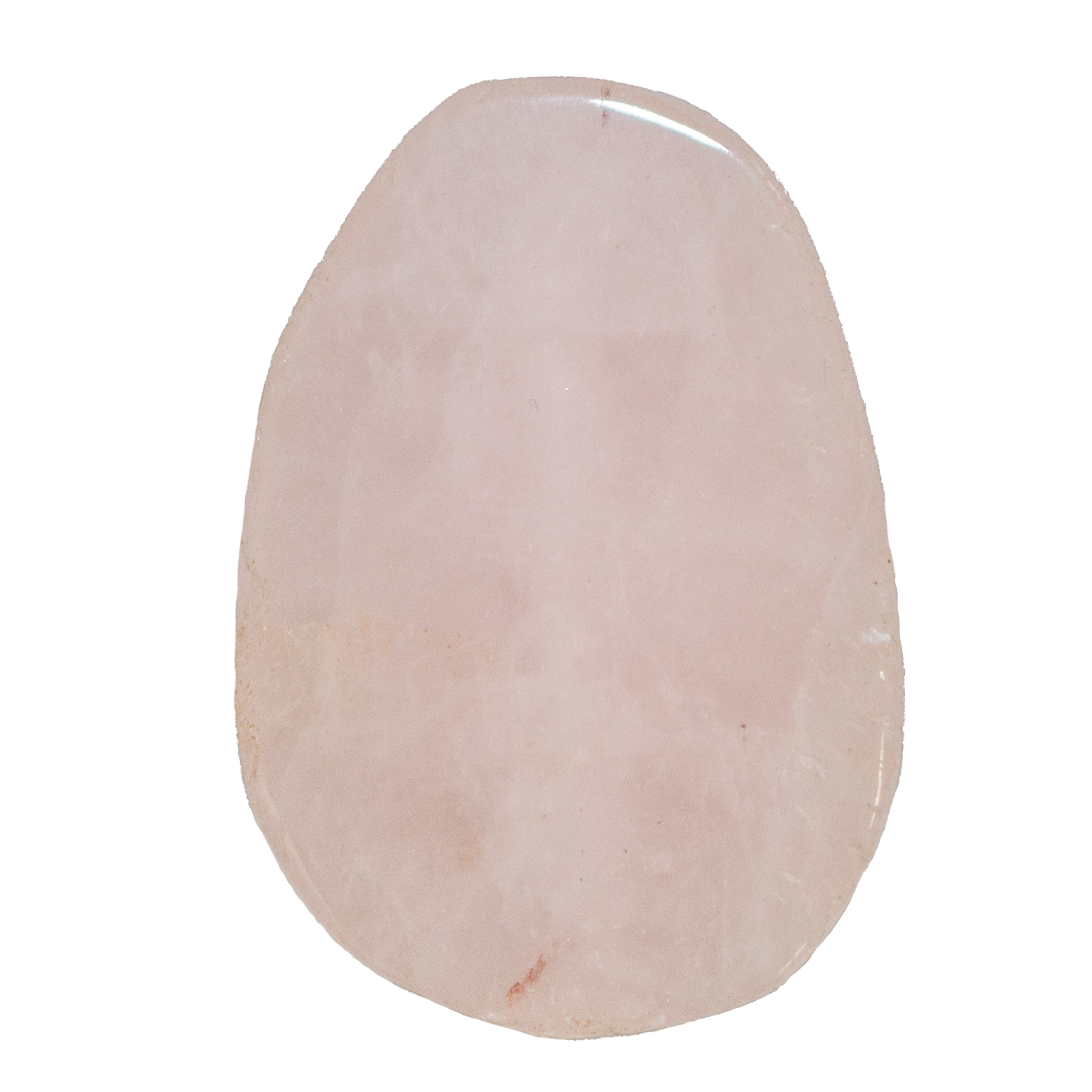 Rose Quartz Stone, Semi-Precious Stone, 38mm x 26mm, Sold Per pkg of 1